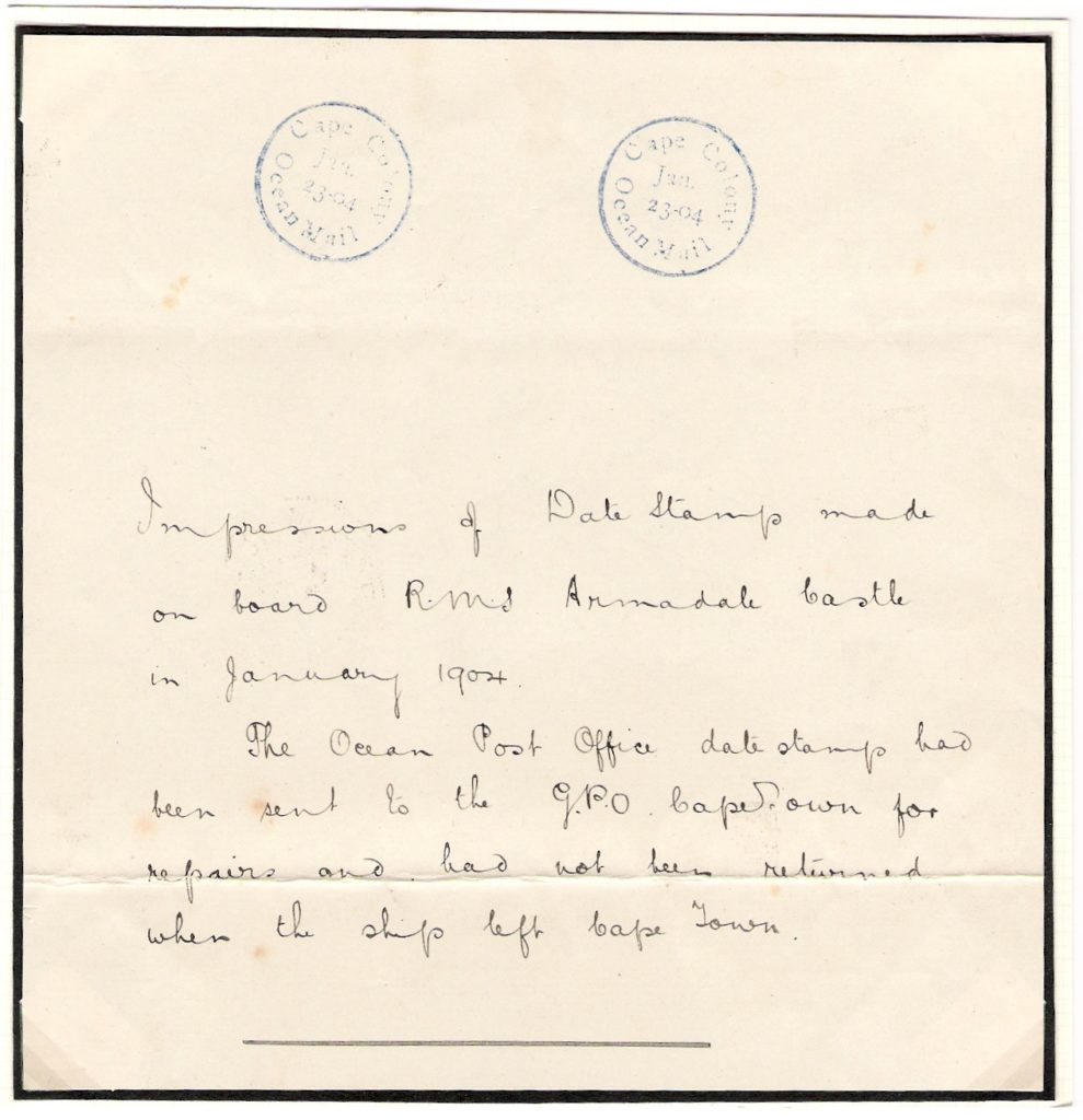 Ocean Post Office of the Cape of Good Hope Cape of Good Hope Stamps