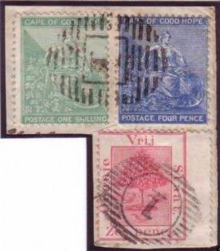 Cape of Good Hope Stamps used in the Orange Free State